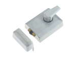 Sat CHROME 60mm ROLLER BALL NIGHTLATCH